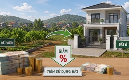 3 trường hợp sẽ được giảm tiền sử dụng đất khi chuyển từ đất vườn sang đất ở, điều kiện thế nào, chi tiết ra sao?