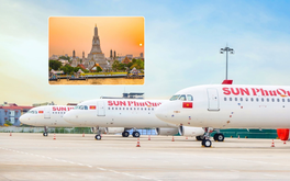 Hãng hàng không trẻ nhất Việt Nam chính thức có thêm đường bay thẳng từ 'đảo ngọc' đến xứ sở Chùa Vàng