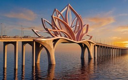 Hôm nay, Việt Nam chính thức khởi công công trình cầu hầm vượt biển đầu tiên: Thiết kế hoa sen nở rộ giữa biển, quy mô 93.000 tỷ