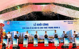 Phú Thọ: Khởi công dự án Khu nhà ở xã hội và cho thuê Trung Minh A