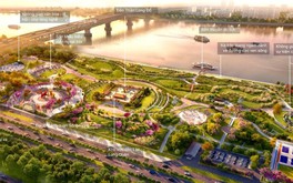 Thông tin mới nhất về công viên đầu tiên thuộc đại dự án trục đại lộ sông Hồng