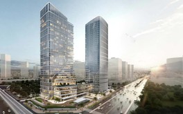 Chỉ 3 tháng nữa, chính thức vận hành tháp đôi 35 tầng tọa lạc tại khu đô thị ‘nhà giàu’ của Thủ đô