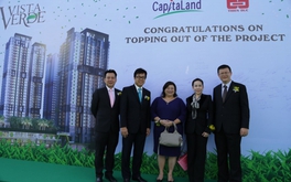 CapitaLand and Thien Duc celebrate topping out of Vista Verde