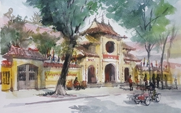 60 sketches capturing Hanoi’s beauty on display
