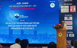 GS. Đặng Hùng Võ: Giá nhà trong 3 năm tới sẽ còn tăng rất cao