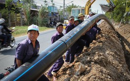 Hà Nội: Xây đường ống cấp nước sạch cho 3 huyện phía Nam