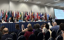Đoàn lãnh đạo VNREA tham dự Hội nghị Uỷ ban Liên minh và Kinh doanh Toàn cầu