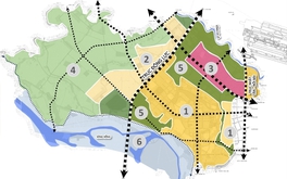 Quy hoạch phát triển huyện Mê Linh theo 6 vùng không gian