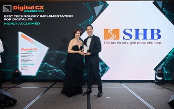SHB là đại diện ngân hàng Việt Nam đầu tiên, duy nhất giành cú đúp giải thưởng tại Digital CX AWARDS 2024