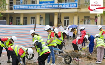 Prudential Việt Nam lan tỏa hành trình thiện nguyện cùng PRU Volunteering 2025 tại Lào Cai