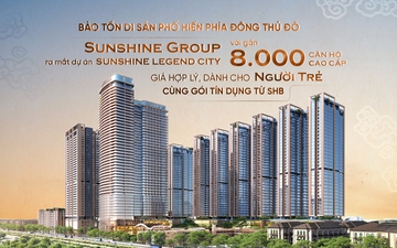 Sunshine Group ra mắt Sunshine Legend City với gần 8.000 căn hộ cao cấp giá hợp lý dành cho người trẻ cùng gói tín dụng từ SHB