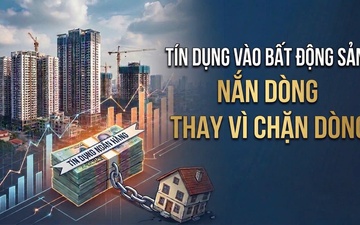 Tín dụng vào bất động sản: Không thể điều tiết theo cách “cào bằng"