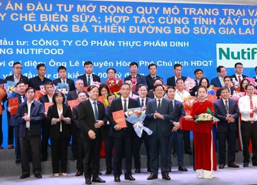 Gia Lai: Nutifood đầu tư thêm 6000 tỷ đồng mở rộng trang trại và nhà máy