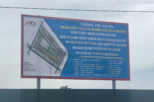Dự án Khu dân cư thôn 17 và 18 xã Thạch Tân sắp được xác định giá đất cụ thể