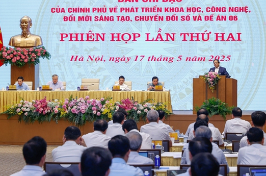 Thủ tướng chủ trì phiên họp Ban Chỉ đạo của Chính phủ về phát triển KHCN, đổi mới sáng tạo, chuyển đổi số và Đề án 06