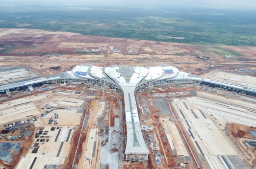 Toàn cảnh “đại công trường” sân bay Long Thành sau 4 năm xây dựng