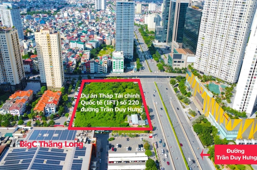 Hà Nội: Dự án tháp tài chính quốc tế hơn 13.000m2 đất sau 20 năm để cỏ mọc hoang gây lãng phí