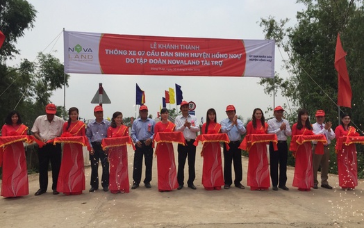 Khánh thành 7 cầu dân sinh mới tại huyện Hồng Ngự tỉnh Đồng Tháp