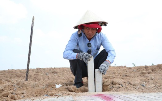 Chính thức cắm mốc đất tại Khu tái định cư sân bay Long Thành