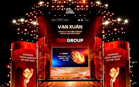 ODE Group được vinh danh “Công ty Truyền thông Sáng tạo của năm 2025” tại Vạn Xuân Awards