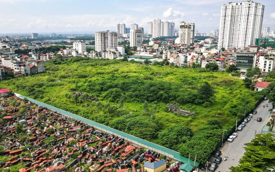 Cận cảnh khu đô thị 2.800 tỷ đồng của Vinawaco được thí điểm xây nhà trên đất khác tại Hà Nội