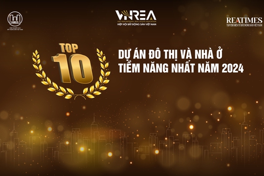 Top 10 Dự án đô thị và nhà ở tiềm năng nhất năm 2024
