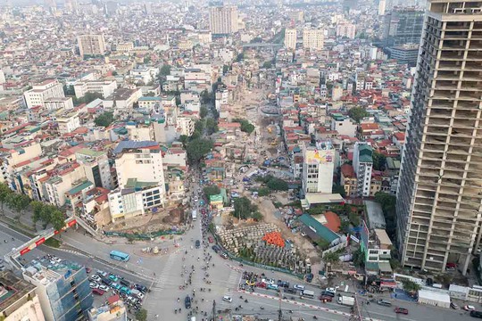 Hà Nội sắp hoàn thành giải phóng mặt bằng đường Vành đai 1