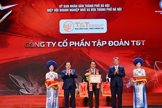 T&T Group được vinh danh tại Lễ tôn vinh doanh nhân, doanh nghiệp Thăng Long 2025