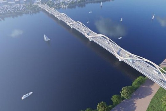 Hà Nội dự kiến hoàn thành 2 cây cầu vượt sông Hồng vào năm 2027 - 2028
