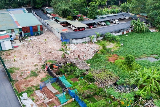 Hà Nội chỉ đạo xử lý san lấp hồ, xây dựng trái phép tại phường Định Công