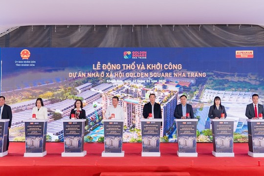 Khánh Hòa khởi công hai dự án nhà ở xã hội hơn 2.600 tỷ đồng