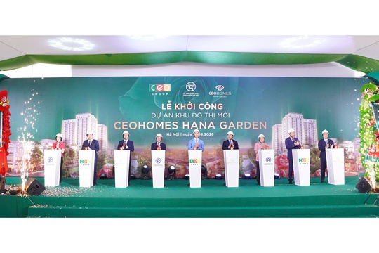 CEO Group khởi công Khu đô thị mới CEOHomes Hana Garden, mở rộng trục phát triển phía Bắc Hà Nội