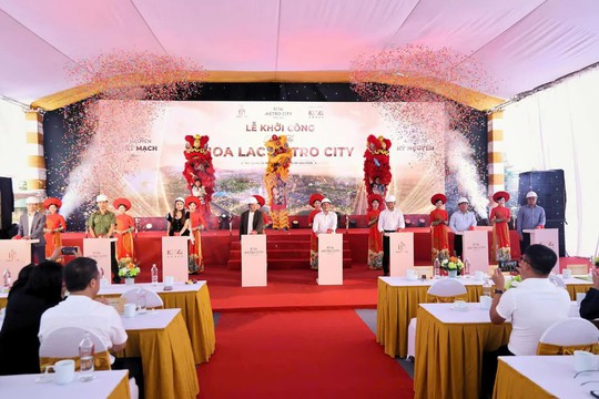 Hoa Lac Metro City khởi công, góp thêm mảnh ghép cho không gian đô thị mới tại Hòa Lạc