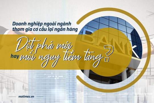 Doanh nghiệp ngoài ngành tham gia cơ cấu lại ngân hàng: Đột phá mới hay mối nguy tiềm tàng?