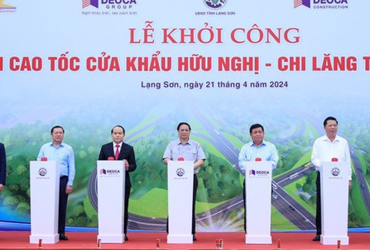 Thủ tướng phát lệnh khởi công đoạn cuối cùng trên tuyến cao tốc Bắc Nam phía đông