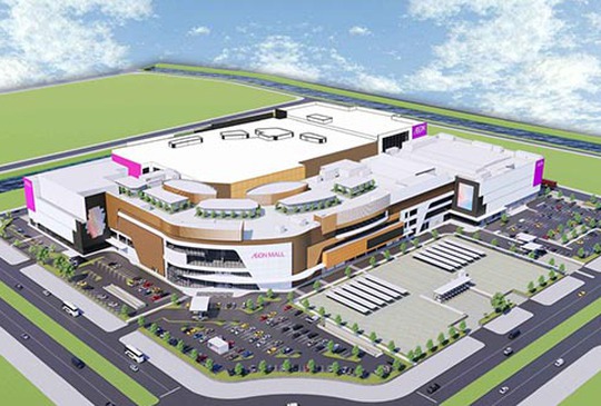 Sắp khánh thành dự án Trung tâm thương mại Aeon Mall Huế