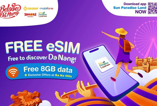 50.000 eSIM miễn phí đang chờ khách quốc tế tại Đà Nẵng