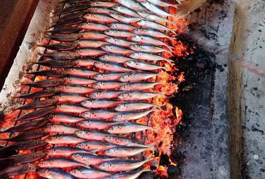 Photo Travel: Cá trích nướng, món ăn dân dã gây sốt ở Nghệ An