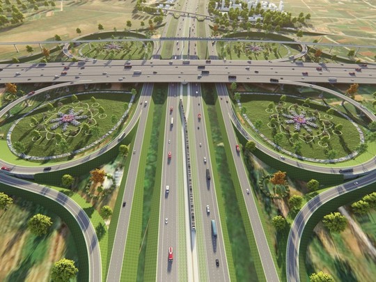 Hà Nội sắp có thêm tuyến đường mới 8 làn xe, kết nối trực tiếp Vành đai 4