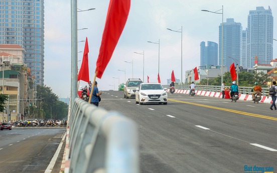 Khánh thành công trình hơn 500 tỷ đồng kết nối 3 quận của Hà Nội