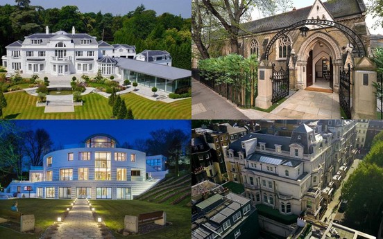 7 dinh thự đắt giá bậc nhất nước Anh