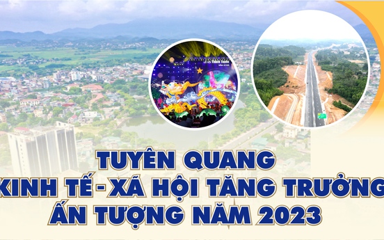 Tuyên Quang: Kinh tế - xã hội tăng trưởng ấn tượng năm 2023
