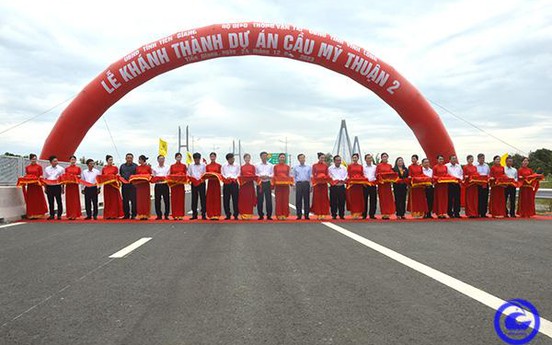 Khánh thành cầu Mỹ Thuận 2 với tổng mức đầu tư hơn 5.000 tỷ đồng