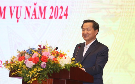 Phó Thủ tướng Lê Minh Khái: Quyết liệt triển khai thực hiện nhiệm vụ ngay từ những ngày đầu năm 2024