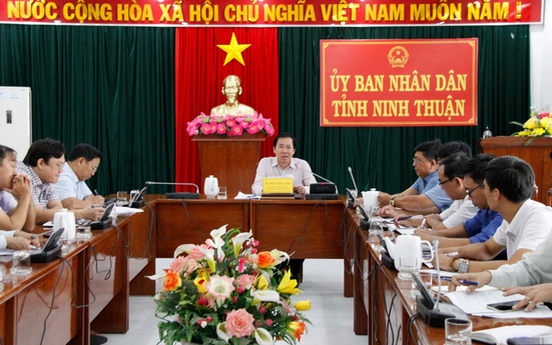 Ninh Thuận: UBND tỉnh tổ chức buổi làm việc nghe báo cáo tiến độ đầu tư hạ tầng các cụm công nghiệp trên địa bàn tỉnh