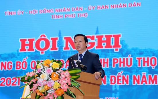 Phó Thủ tướng Trần Hồng Hà: Xây dựng Phú Thọ thành nơi đáng sống, đáng đến