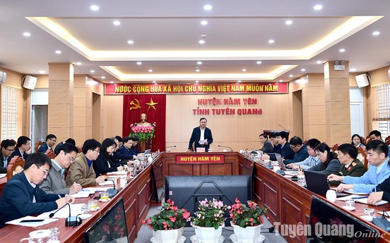 Tuyên Quang: Phó Chủ tịch UBND tỉnh kiểm tra tiến độ thực hiện công tác bồi thường, giải phóng mặt bằng Dự án cao tốc Tuyên Quang-Hà Giang