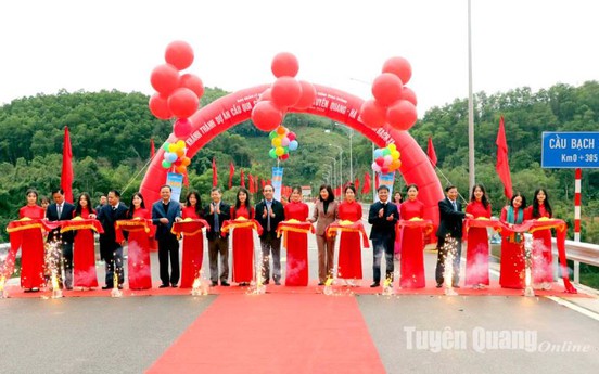 Tuyên Quang: Khánh thành cầu Bạch Xa huyện Hàm Yên