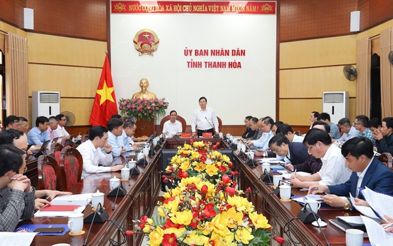Tổng Công ty truyền tải điện Quốc gia làm việc với UBND tỉnh Thanh Hoá