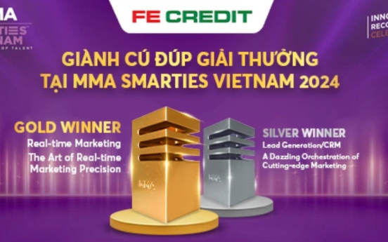 FE CREDIT nhận 2 giải thưởng tại MMA Smarties Vietnam 2024